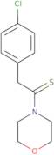 2-(4-Chlorophenyl)-1-morpholin-4-yl-ethanthione