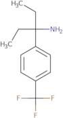 3-[4-(Trifluoromethyl)phenyl]pentan-3-amine