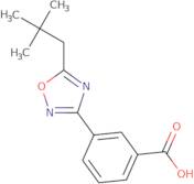 3-[5-(2,2-Dimethylpropyl)-1,2,4-oxadiazol-3-yl]benzoic acid