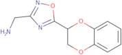 [5-(2,3-Dihydro-1,4-benzodioxin-2-yl)-1,2,4-oxadiazol-3-yl]methanamine