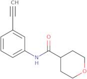 N-(3-Ethynylphenyl)oxane-4-carboxamide