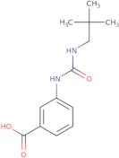 3-{[(2,2-Dimethylpropyl)carbamoyl]amino}benzoic acid