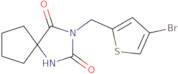 3-[(4-Bromothiophen-2-yl)methyl]-1,3-diazaspiro[4.4]nonane-2,4-dione