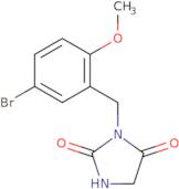 3-[(5-Bromo-2-methoxyphenyl)methyl]imidazolidine-2,4-dione