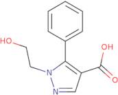 1-(2-Hydroxyethyl)-5-phenyl-1H-pyrazole-4-carboxylic acid