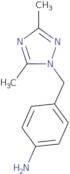 4-((3,5-Dimethyl-1H-1,2,4-triazol-1-yl)methyl)aniline