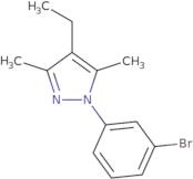 1-(3-Bromophenyl)-4-ethyl-3,5-dimethyl-1H-pyrazole