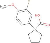 1-(3-Fluoro-4-methoxyphenyl)cyclopentanecarboxylic acid