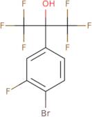 2-(4-Bromo-3-fluorophenyl)-1,1,1,3,3,3-hexafluoropropan-2-ol