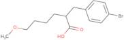 2-[(4-Bromophenyl)methyl]-6-methoxyhexanoic acid