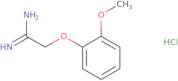 2-(2-methoxyphenoxy)ethanimidamide Hydrochloride