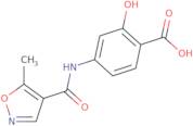 2-Hydroxy-4-[(5-methyl-1,2-oxazole-4-carbonyl)amino]benzoic acid