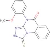 4-(2-Methoxyphenyl)-1-sulfanyl-4H,5H-[1,2,4]triazolo[4,3-a]quinazolin-5-one