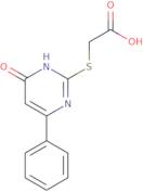 (4-Oxo-6-phenyl-1,4-dihydro-pyrimidin-2-ylsulfanyl)-acetic acid