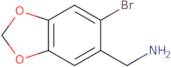 (6-Bromo-1,3-dioxaindan-5-yl)methanamine