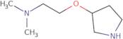 Dimethyl[2-(pyrrolidin-3-yloxy)ethyl]amine