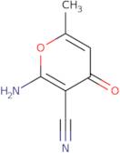2-Amino-6-methyl-4-oxo-4H-pyran-3-carbonitrile