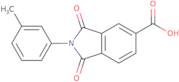 2-(3-Methylphenyl)-1,3-dioxoisoindoline-5-carboxylic acid