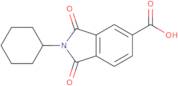 2-Cyclohexyl-1,3-dioxo-2,3-dihydro-1H -isoindole-5-carboxylic acid
