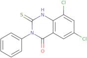 6,8-Dichloro-2,3-dihydro-3-phenyl-2-thioxo-1H-quinazolin-4-one