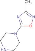 3-Methyl-5-(piperazin-1-yl)-1,2,4-oxadiazole