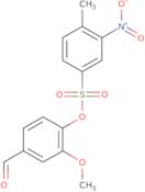 4-Formyl-2-methoxyphenyl 4-methyl-3-nitrobenzenesulfonate