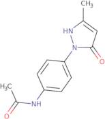 N-[4-(3-Methyl-5-oxo-2,5-dihydro-1H-pyrazol-1-yl)phenyl]acetamide