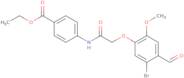 Ethyl 4-([(5-bromo-4-formyl-2-methoxyphenoxy)acetyl]amino)benzoate