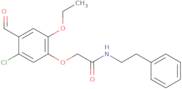 2-(5-Chloro-2-ethoxy-4-formylphenoxy)-N-(2-phenylethyl)acetamide