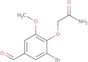 2-(2-Bromo-4-formyl-6-methoxyphenoxy)acetamide