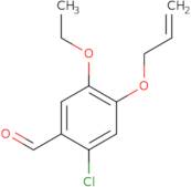 4-(Allyloxy)-2-chloro-5-ethoxybenzaldehyde