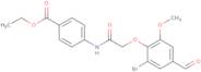 Ethyl 4-([(2-bromo-4-formyl-6-methoxyphenoxy)acetyl]amino)benzoate