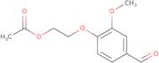 2-(4-Formyl-2-methoxyphenoxy)ethyl acetate