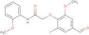 2-(4-Formyl-2-iodo-6-methoxyphenoxy)-N-(2-methoxyphenyl)acetamide