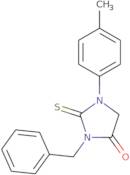 3-Benzyl-1-(4-methylphenyl)-2-thioxoimidazolidin-4-one