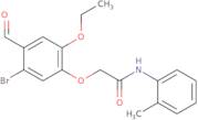 2-(5-Bromo-2-ethoxy-4-formylphenoxy)-N-(2-methylphenyl)acetamide