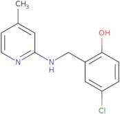 4-Chloro-2-{[(4-methylpyridin-2-yl)amino]methyl}phenol