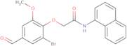 2-(2-Bromo-4-formyl-6-methoxyphenoxy)-N-(1-naphthyl)acetamide