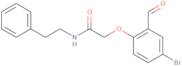 2-(4-Bromo-2-formylphenoxy)-N-(2-phenylethyl)acetamide