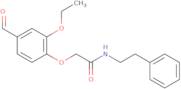 2-(2-Ethoxy-4-formylphenoxy)-N-(2-phenylethyl)acetamide