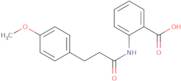 2-[3-(4-Methoxyphenyl)propanamido]benzoic acid