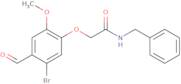 N-Benzyl-2-(5-bromo-4-formyl-2-methoxyphenoxy)acetamide