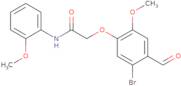 2-(5-Bromo-4-formyl-2-methoxyphenoxy)-N-(2-methoxyphenyl)acetamide