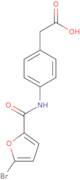 2-[4-(5-Bromofuran-2-amido)phenyl]acetic acid