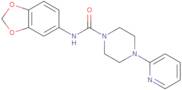 N-(2H-1,3-Benzodioxol-5-yl)-4-(pyridin-2-yl)piperazine-1-carboxamide