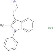 [2-(2-Methyl-1-phenyl-1H-indol-3-yl)ethyl]amine hydrochloride