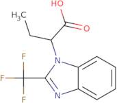 2-(2-Trifluoromethyl-benzoimidazol-1-yl)-butyric acid