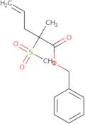 benzyl 2-methyl-2-(methylsulfonyl)pent-4-enoate