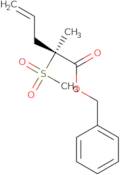 (S)-benzyl 2-methyl-2-(methylsulfonyl)pent-4-enoate