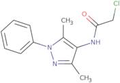 2-Chloro-N-(3,5-dimethyl-1-phenyl-1H-pyrazol-4-yl)acetamide
